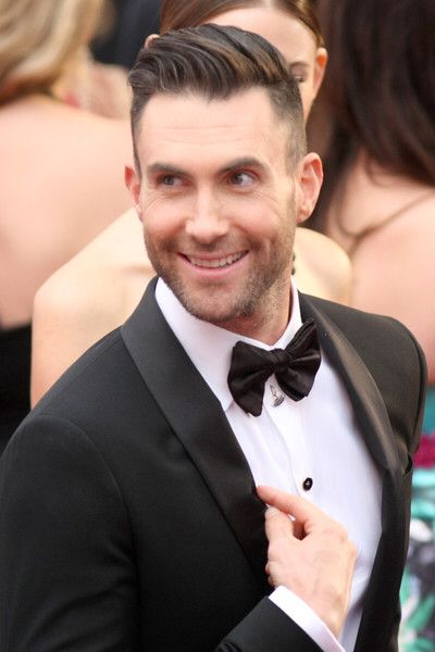 Adam Levine's awesome fade / slicked back hair! | Adam levine .