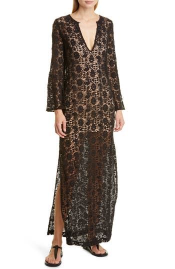 Nili Lotan Della Lace Long Sleeve Midi Dress | Nordstrom | Long .