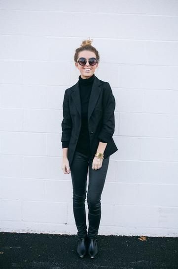 Fashion Trends | Black fall outfits, All black outfit, Fashi