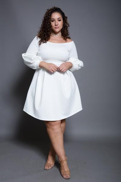 Pin on Plus Size Dresses Whi