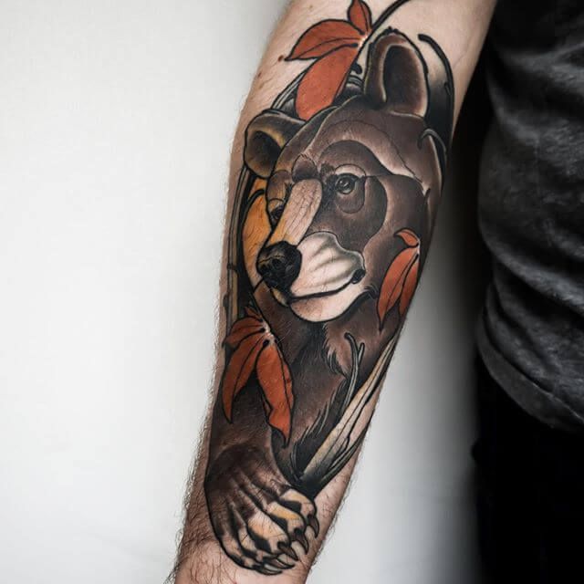 12+ Neo Traditional Bear Tattoo Ideas | PetPress | Traditional .