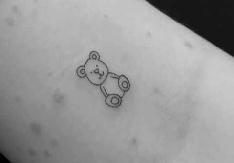 12+ Small Teddy Bear Tattoo Ideas | Teddy bear tattoos, Bear .