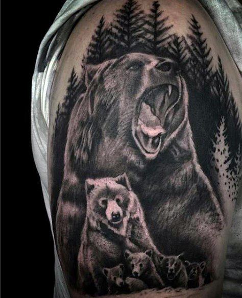 Top 63+ Best Bear Tattoo Design Ideas in 2021 | Bear tattoos, Bear .