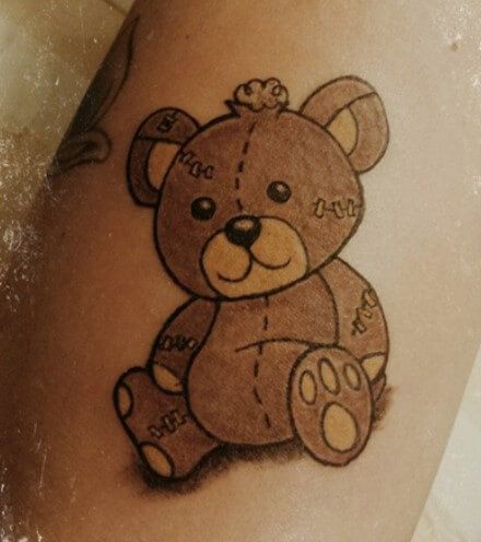 Bear Tattoo Ideas For Girls
     