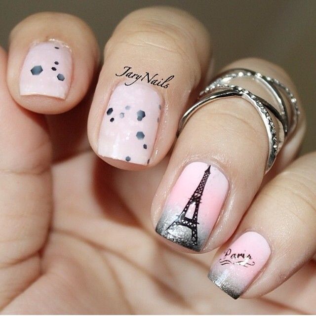 Cute I love Paris Nail Art Collections - Be Modish | Paris nail .
