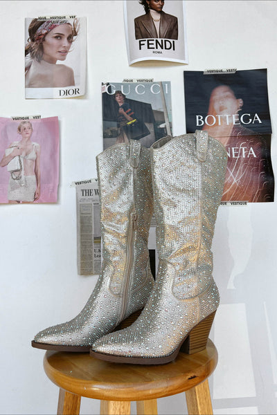 Bejeweled Boots – Vestiq