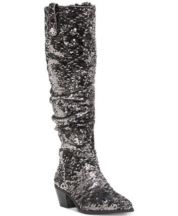 INC International Concepts INC Launa Western Sequined Boots .