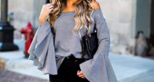 15 Cute Bell Sleeve Top Outfits You Need - Society19 | Bell sleeve .