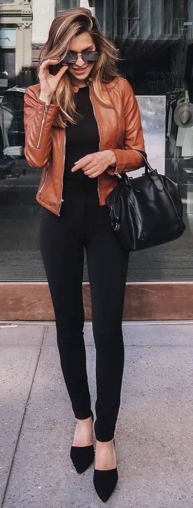 This is one of the best cheap leather jackets for women! | Fall .