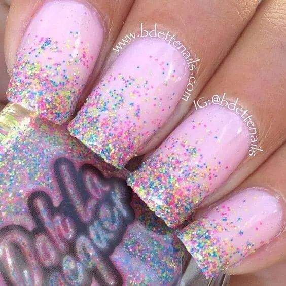 50 Sweet Birthday Nails to Brighten Your Special Day | Pink .