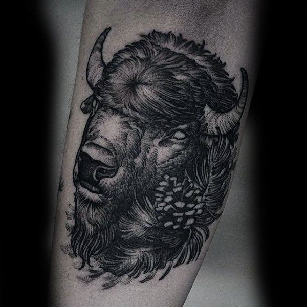 Top 63 Bison Tattoo Ideas [2021 Inspiration Guide] | Bison tattoo .