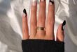 40+ Black and White Nails That Are Trendy Right Now! - Prada .