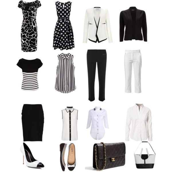 black capsule wardrobe | black and white capsule spring wardrobe .