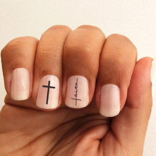 Cross Faith Nail Art Water Decals - Et