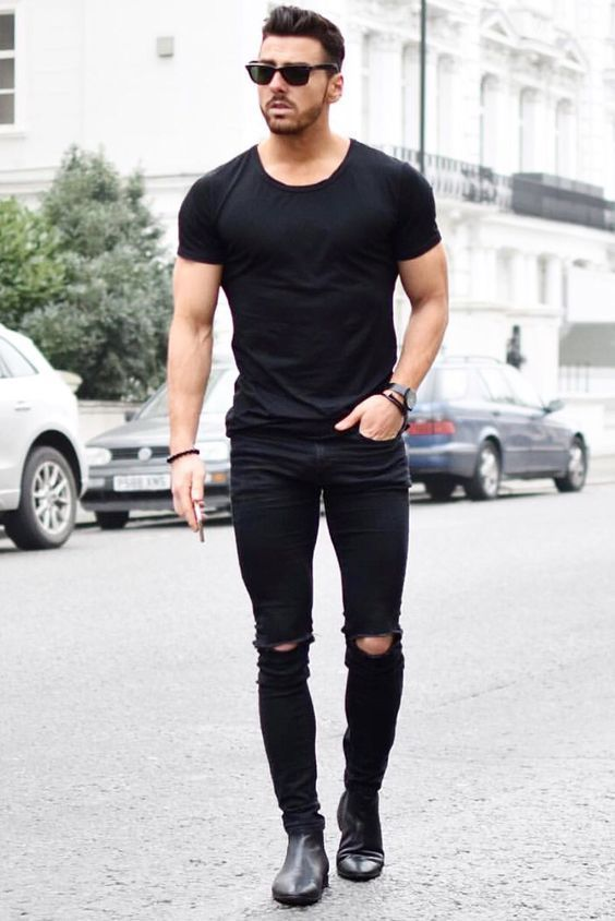 Black Jeans Outfits for Men: 34 Ways to Style Black Jeans | Black .