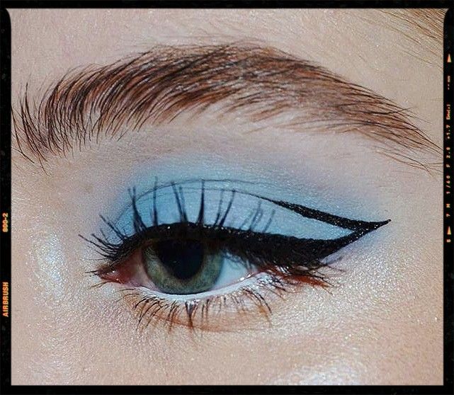 Aesthetic Makeup | Blue eyeshadow makeup, Eye makeup pictures, No .