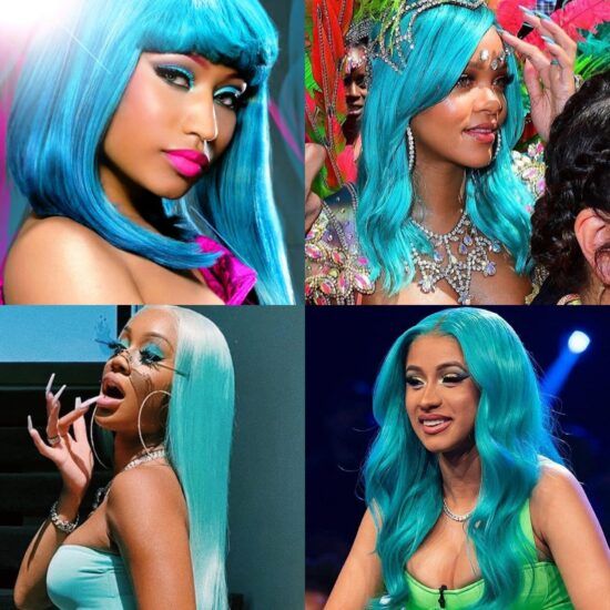 Turquoise Blue Hair -The Hair Color Rihanna, Nicki, Cardi and .