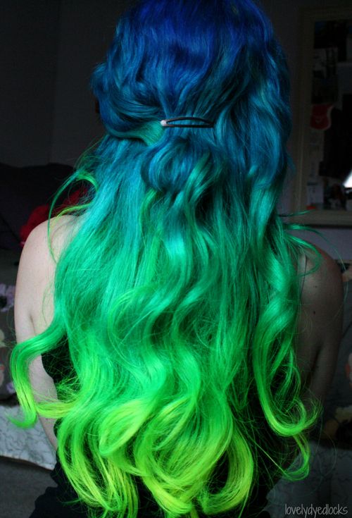 lovelydyedlocks | Cool hair color, Green hair colors, Green ha