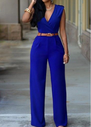 Cheap Jumpsuits Rompers for women on sale | Fashion, Blue .