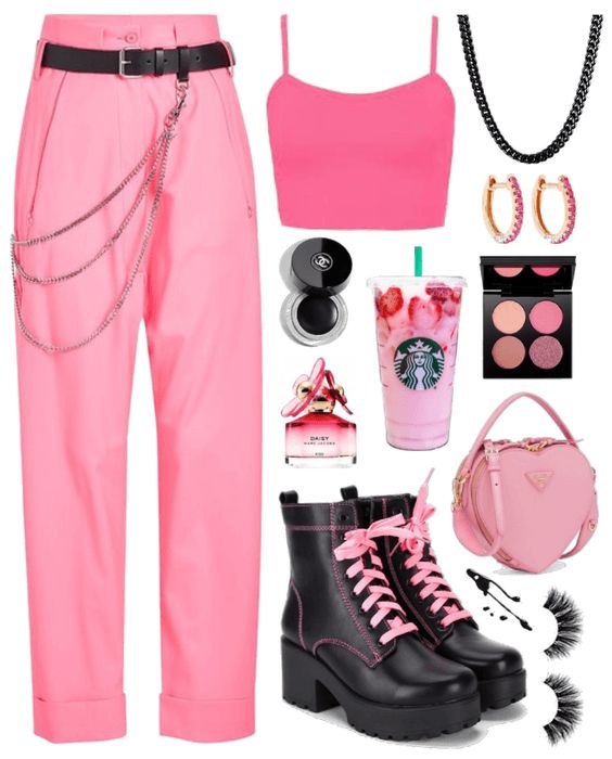 Pink Edge Outfit | ShopLook in 2023 | Cute everyday outfits, Pink .