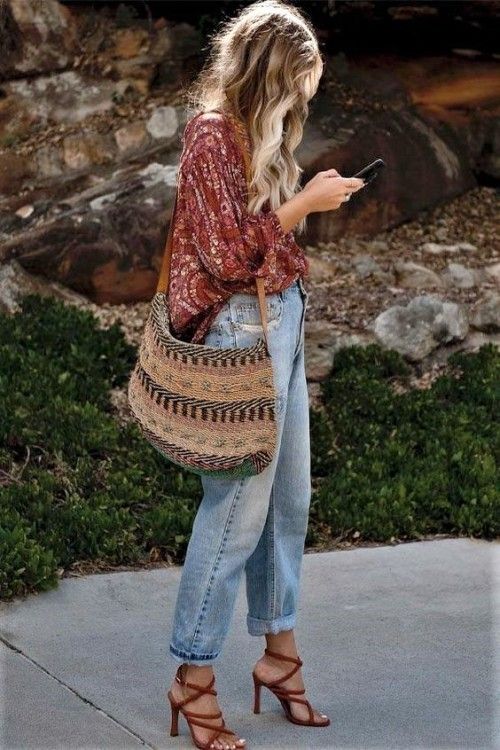 Pin de Pilar Villalba Bru em PERSONAS | Look boho, Look fashion .