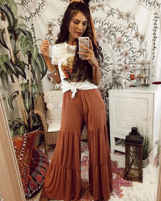 Boho Fall Ideas | Boho outfits, Chic fall outfits, Bohemian style .