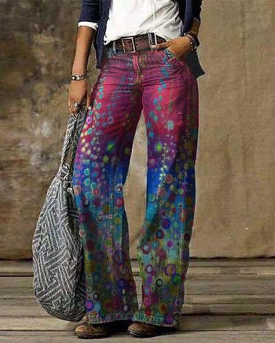 vintage pants list | Floral pants, Floral print pants, Fashi