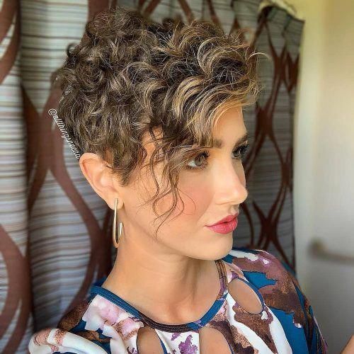 80 Best Ways to Pair Curly Hair with Bangs | Curly pixie .