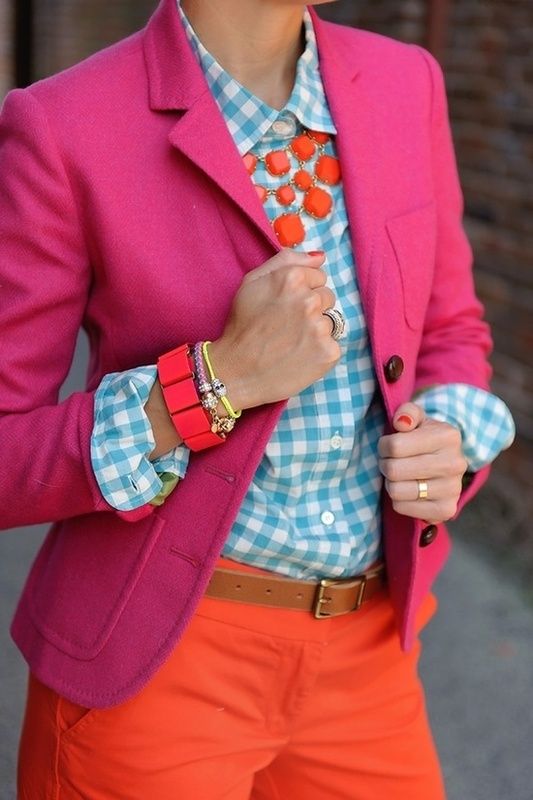 Goo Bright.. #Colorful #Dress | Fashion, Bold colors outfits, Sty