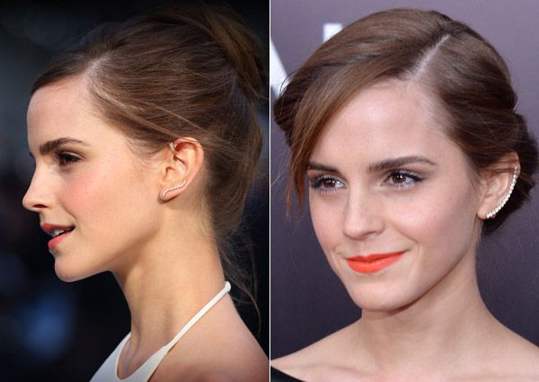 Emma Watson's ear cuffs: A closer look at the star's stunning .