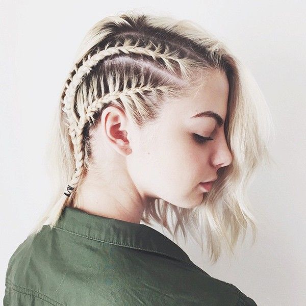 15 Braids That Look Amazing on Short Hair | Cabelo com trança .