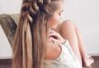 braided half updo won't take much time to make... - Hairstyles .