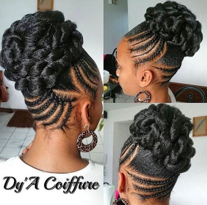 25 Trendy Updo Hairstyles For Black Women - AFROCOSMOPOLITAN .