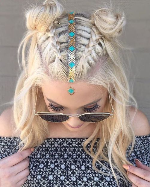 20 Trendy Coachella Hairstyles That You'll See At This Year's .