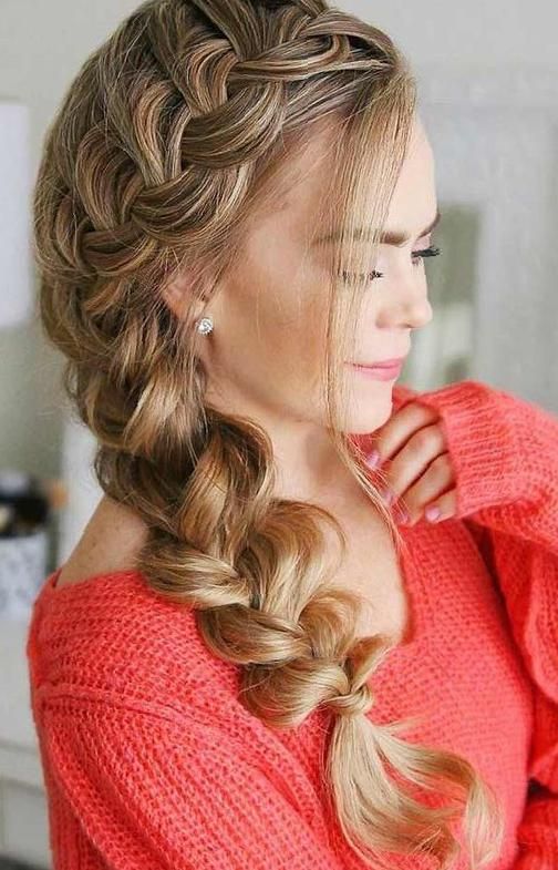 47 Elegant Ways To Style Side Braid For Long Hair - SooShell .