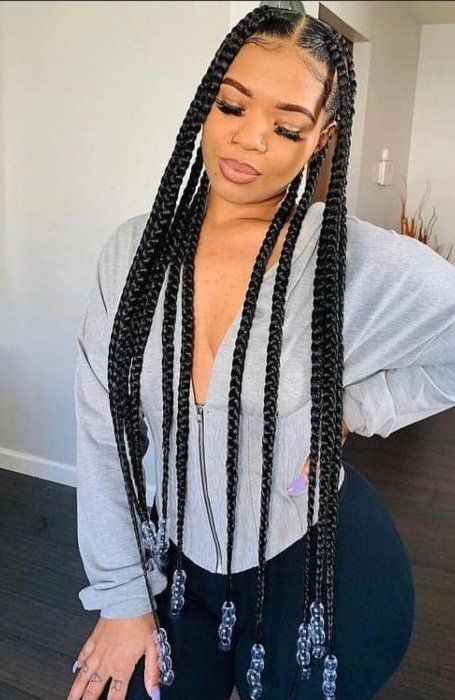 30 Coolest Knotless Braids Hairstyles | Braided hairstyles for .