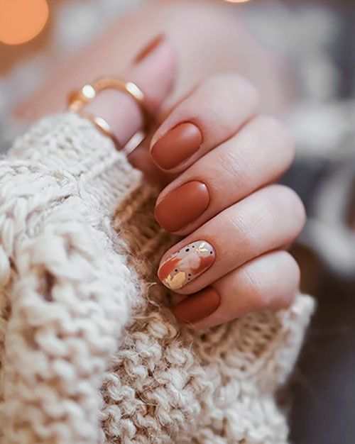 19 Most Beautiful Fall Nails to Try This Year | Manicura de uñas .