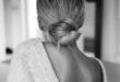 Hair Inspiration: Polished Low Bun And A V-Back Sweater (Le .
