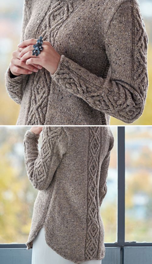 Oydis Sweater - Knit Pattern | Модели вязаных свитеров, Зимняя .