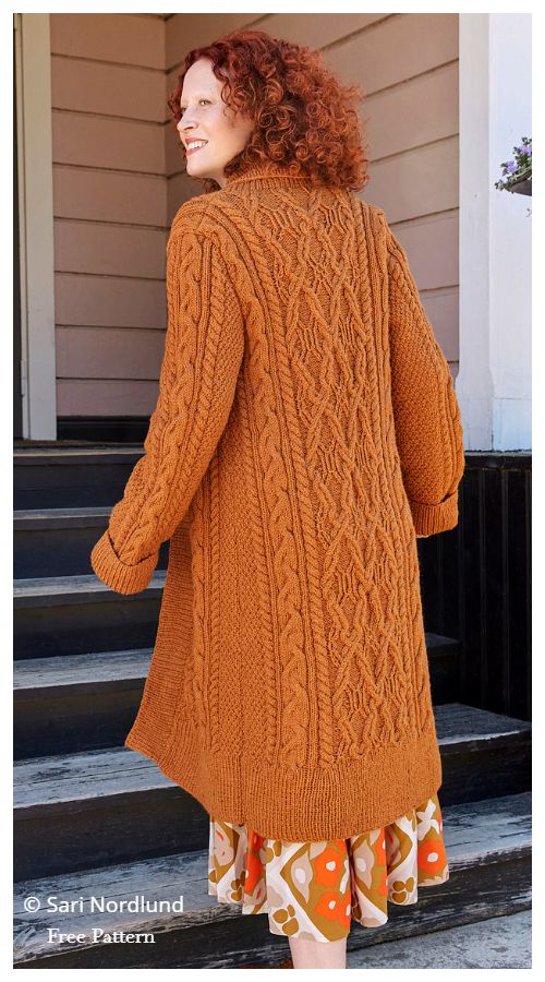 Women Cable Sweater Cardigan Free Knitting Patterns - Knitting .