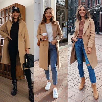 Camel Coat Outfits Ideas