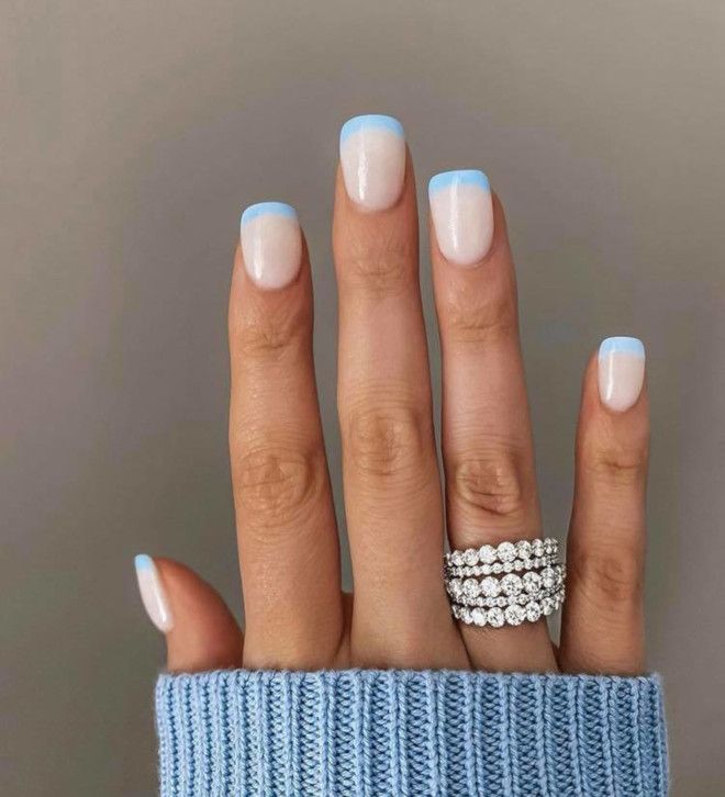 Stylish Casual French Manicure