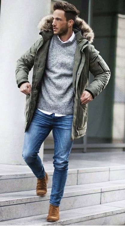 Smart Casual Outfits for Men: Winter Style Inspiration (5 .