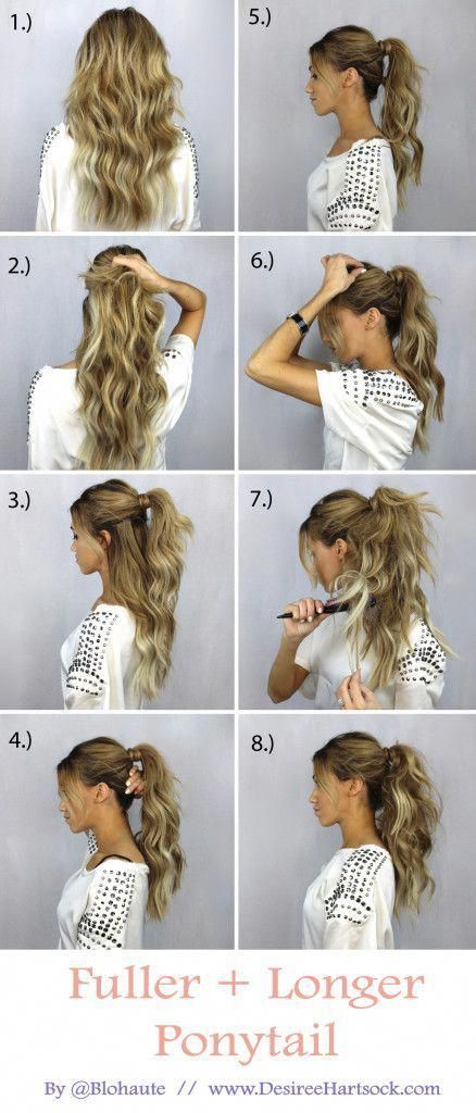 10 Easy And Cute Hair Tutorials For Any Occasion | Simpele kapsels .