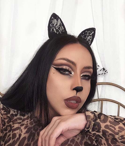 41 Easy Cat Makeup Ideas for Halloween - StayGlam in 2023 .