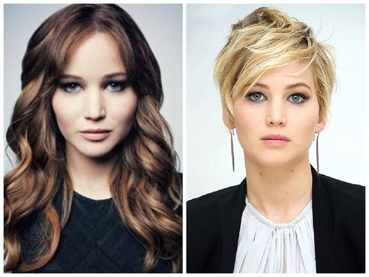 Celebrity Hair Transformations From Long To Shorter Hair - Hair .