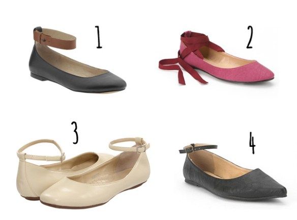 DIY Ribbon, Chain, or Studded Ankle Strap Flats - DIY in PDX .