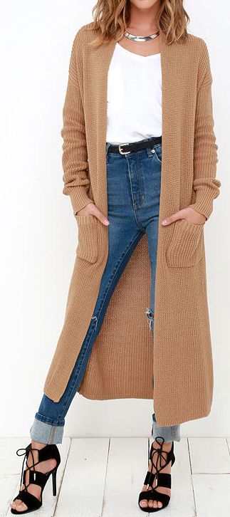 Chic Long Cardigan Ideas