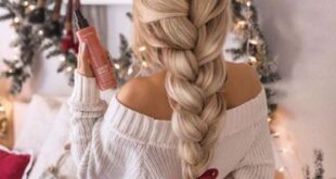 Cute Christmas hairstyle to try at home this year - miss mv .