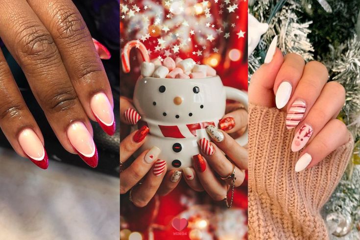 Christmas nail art in 2023 | Christmas nails, Christmas nail .